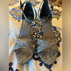 Black and White Kelly & Katie Heels